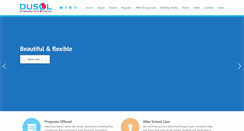 Desktop Screenshot of gymnasticsdusol.com
